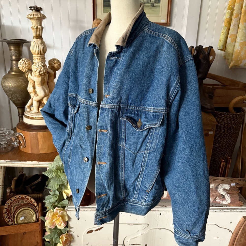 Vintage Denver Hayes Blanket lined Denim Jacket - Picture 2 of 5